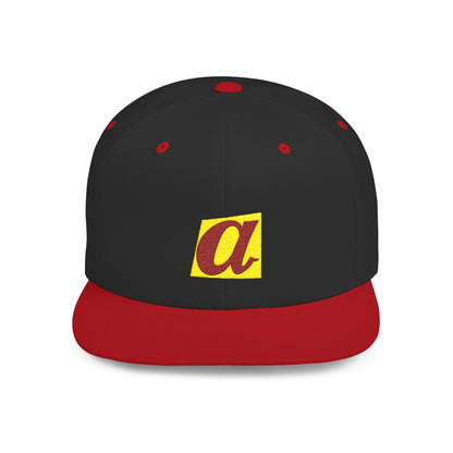 Casual Flat Bill Snapback Hat — Unisex Everyday Cap, Gift for Friends