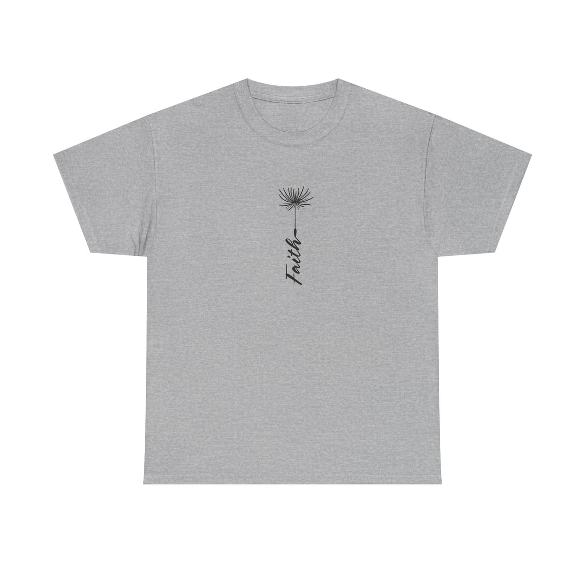 Floral Inspiration Unisex Heavy Cotton Tee - Encourage a Positive Mindset