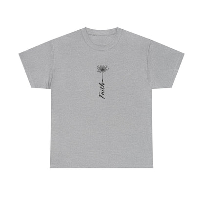 Floral Inspiration Unisex Heavy Cotton Tee - Encourage a Positive Mindset