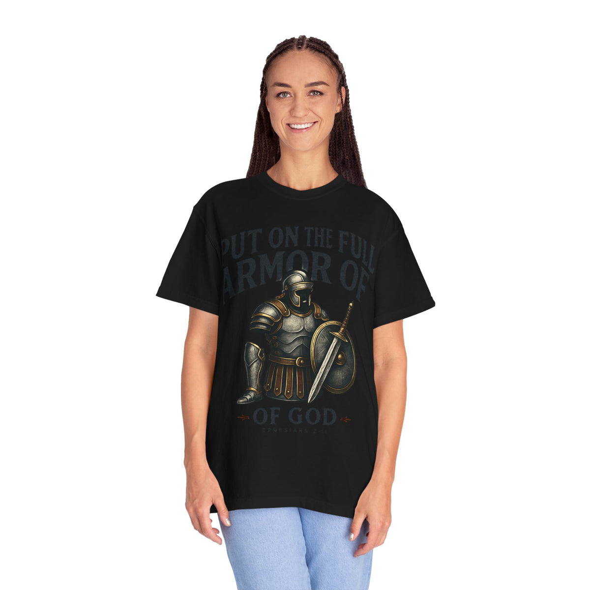 Armor of God T-Shirt — "Put On The Full Armor of God" Christian Faith Tee