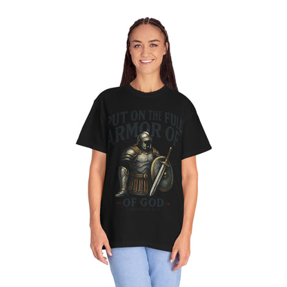 Armor of God T-Shirt — "Put On The Full Armor of God" Christian Faith Tee