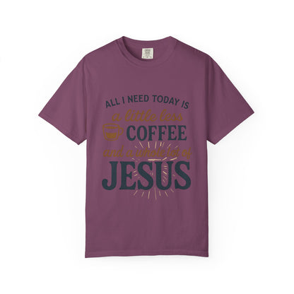 Coffee and Jesus Unisex T-Shirt, Faith-Based Gift, Relaxed Fit Tee, [...]