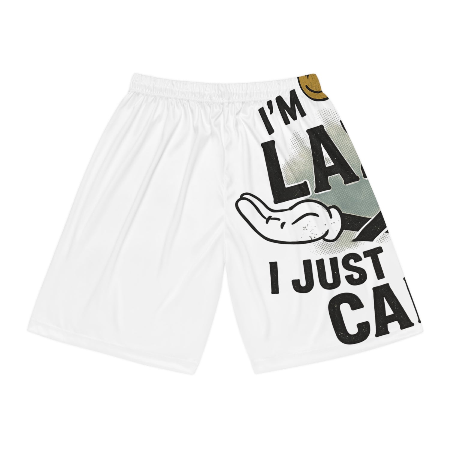 Lazy Vibes Basketball Shorts, Comfortable Athletic Shorts, Men&