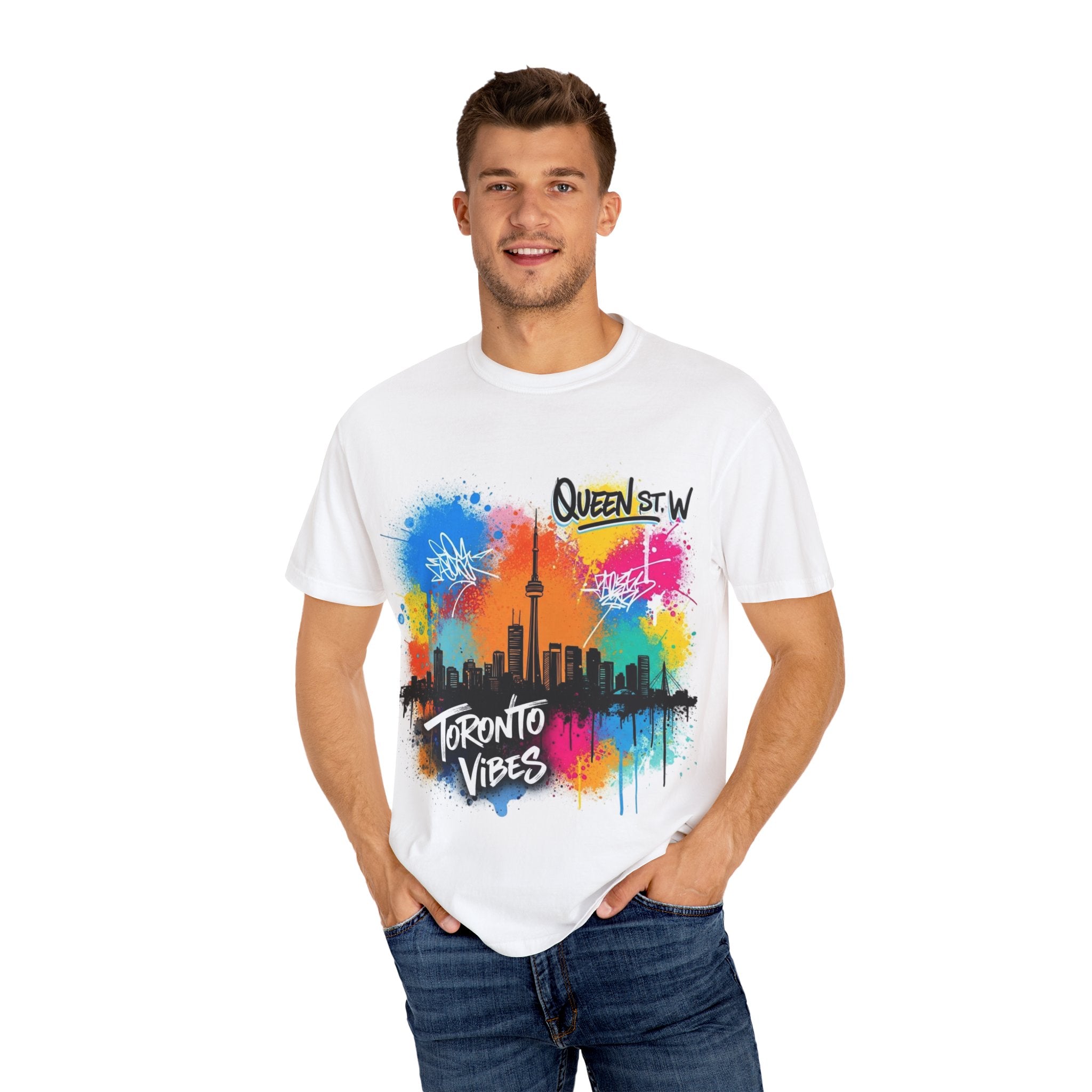 Toronto Vibes T-Shirt, Unisex Graphic Tee, Street Art Apparel, Urban Style [...]