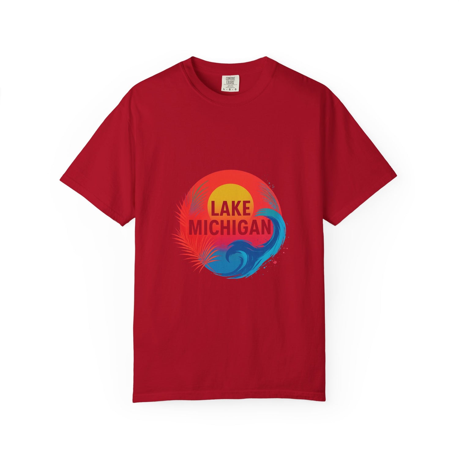 Lake Michigan Graphic T-Shirt, Unisex Summer Tee, Casual Beachwear, Great for Vacations, Lakeside Living, Gift for Travelers