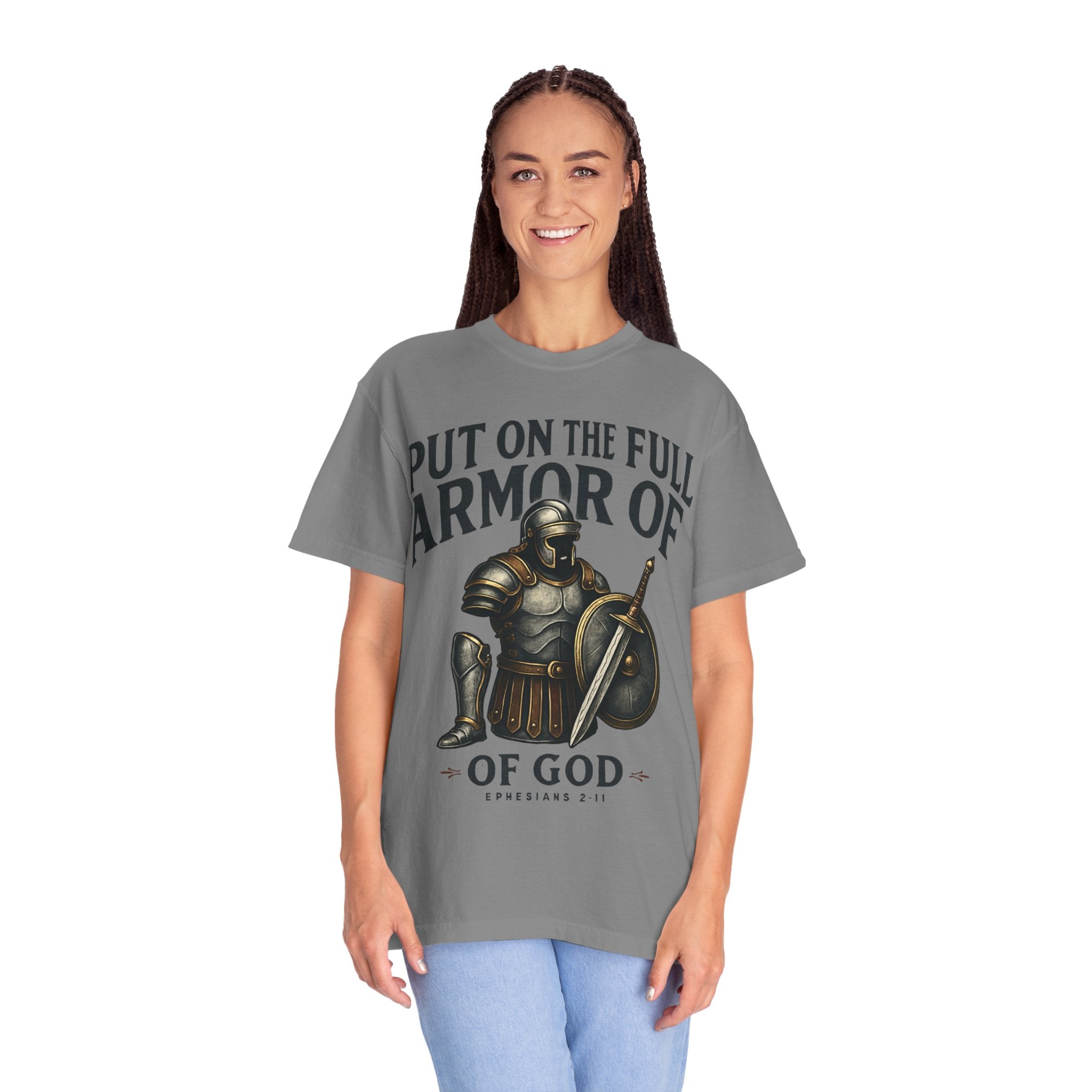 Armor of God T-Shirt — "Put On The Full Armor of God" Christian Faith Tee