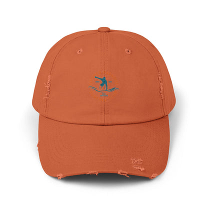 Unisex Distressed Surf Club Cap, Beach Hat, Casual Headwear, Outdoor Accessory, Gift for Surfers, Summer Style