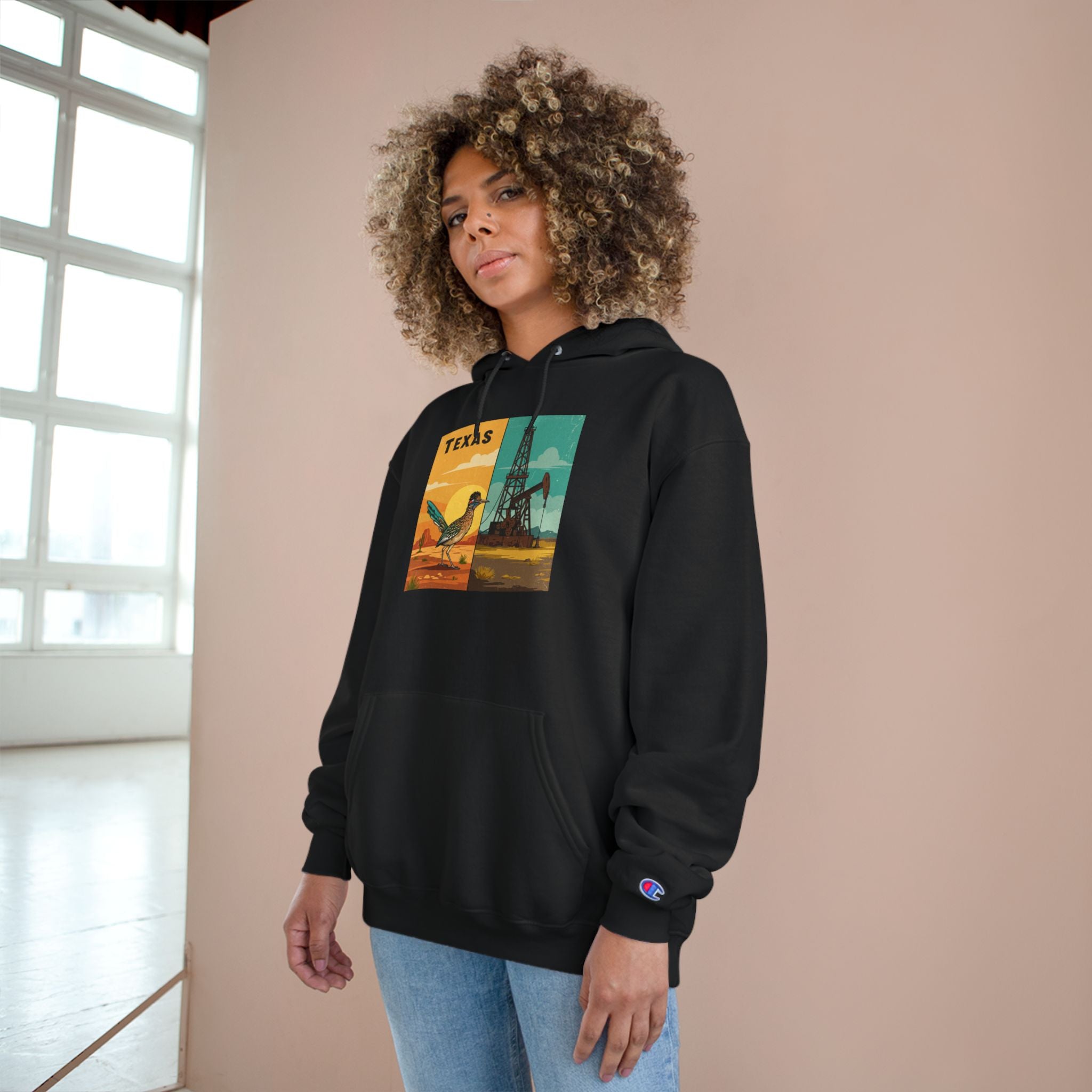 Texas Champion Hoodie - Vintage-Inspired Design for Comfort and Style