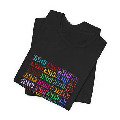 Colorful Textured Unisex Jersey Tee - Trendy Casual Wear