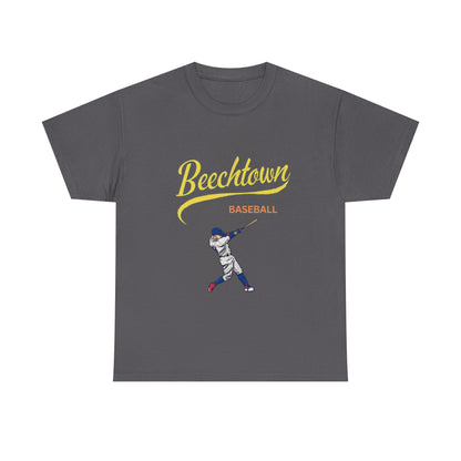 Unisex Heavy Cotton Tee - Beachtown Printed  T-Shirt - Comfortable Casual Wear Tee - Unique Graphic Tee - Gift