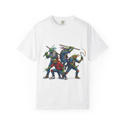 Trio T-Shirt | Retro Comic Heroes, Action Pose