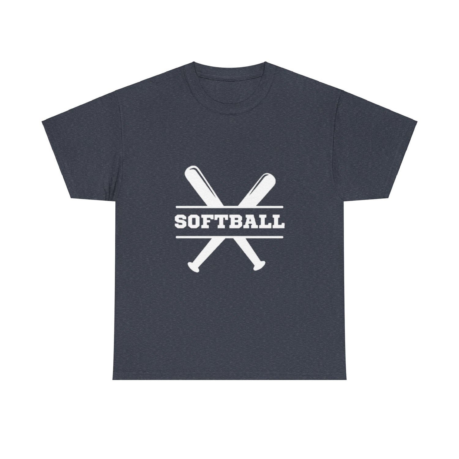 Unisex Heavy Cotton Tee - Softball Printed T-Shirt