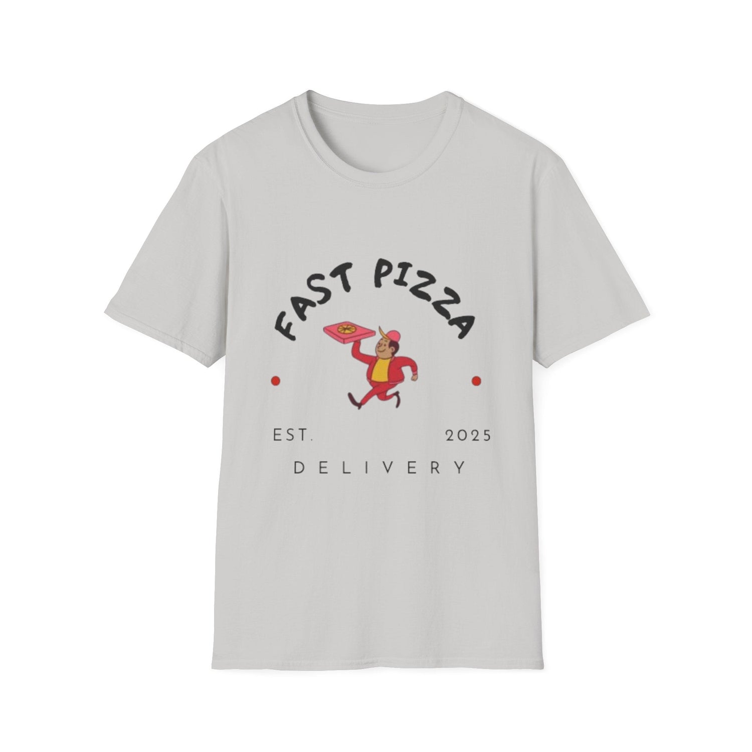 Fast Pizza Unisex T-Shirt – Fun Foodie Graphic Tee, for Pizza Lovers .