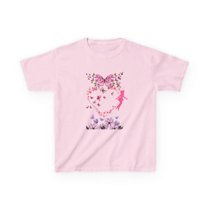 Floral Heart Kids Tee | Cute Floral T-Shirt for Kids, Gift for Birthdays, Spring Outfit, Family Photos, Casual Wear