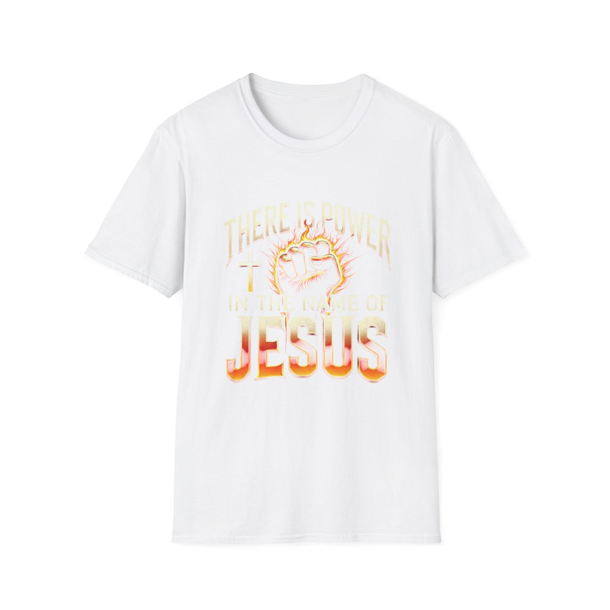 There Is Power In Jesus T-Shirt — Christian Faith Graphic Tee