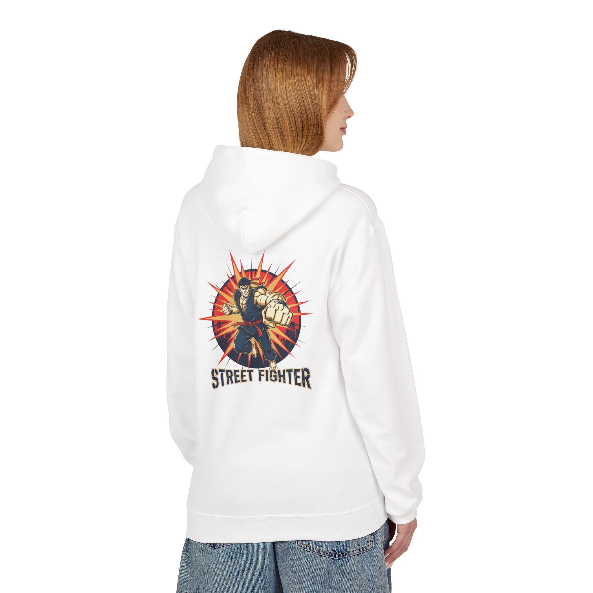 Street Fighter Fist Hoodie | Retro Arcade Fighter Design