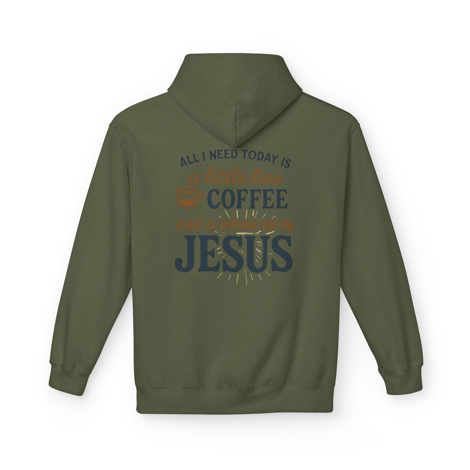 All I Need Today Is Coffee &amp; Jesus Hoodie, Inspirational Sweatshirt, [...]