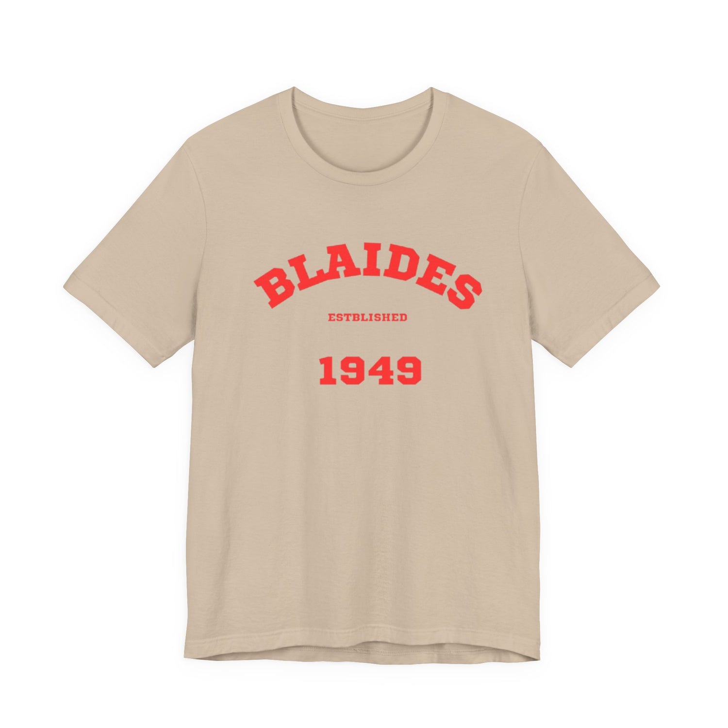 Unisex Graphic Tee - Eco-Friendly Unisex Jersey T-Shirt - Comfortable Casual Wear Tee - Blaides 1949 Printed Tee - Gift