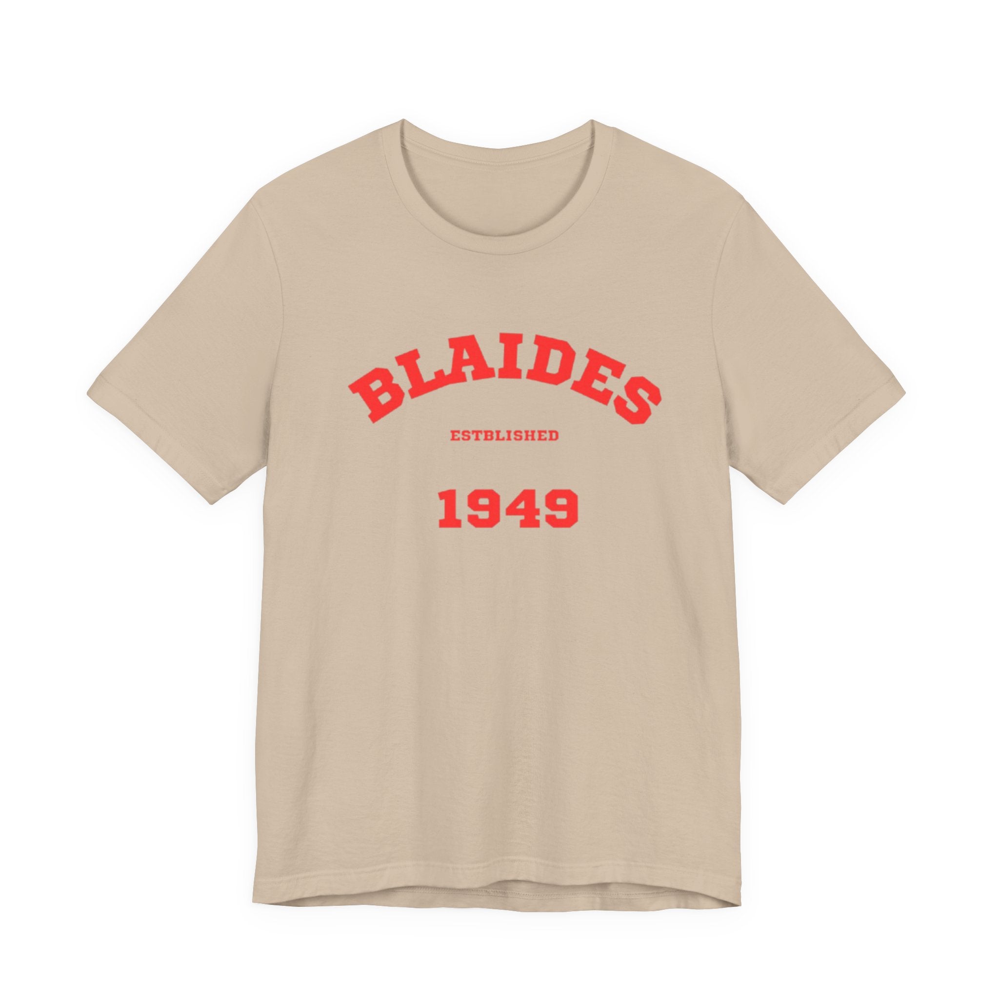 Unisex Graphic Tee - Eco-Friendly Unisex Jersey T-Shirt - Comfortable Casual Wear Tee - Blaides 1949 Printed Tee - Gift