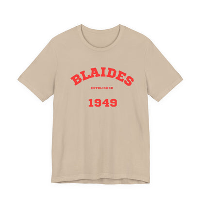 Unisex Graphic Tee - Eco-Friendly Unisex Jersey T-Shirt - Comfortable Casual Wear Tee - Blaides 1949 Printed Tee - Gift
