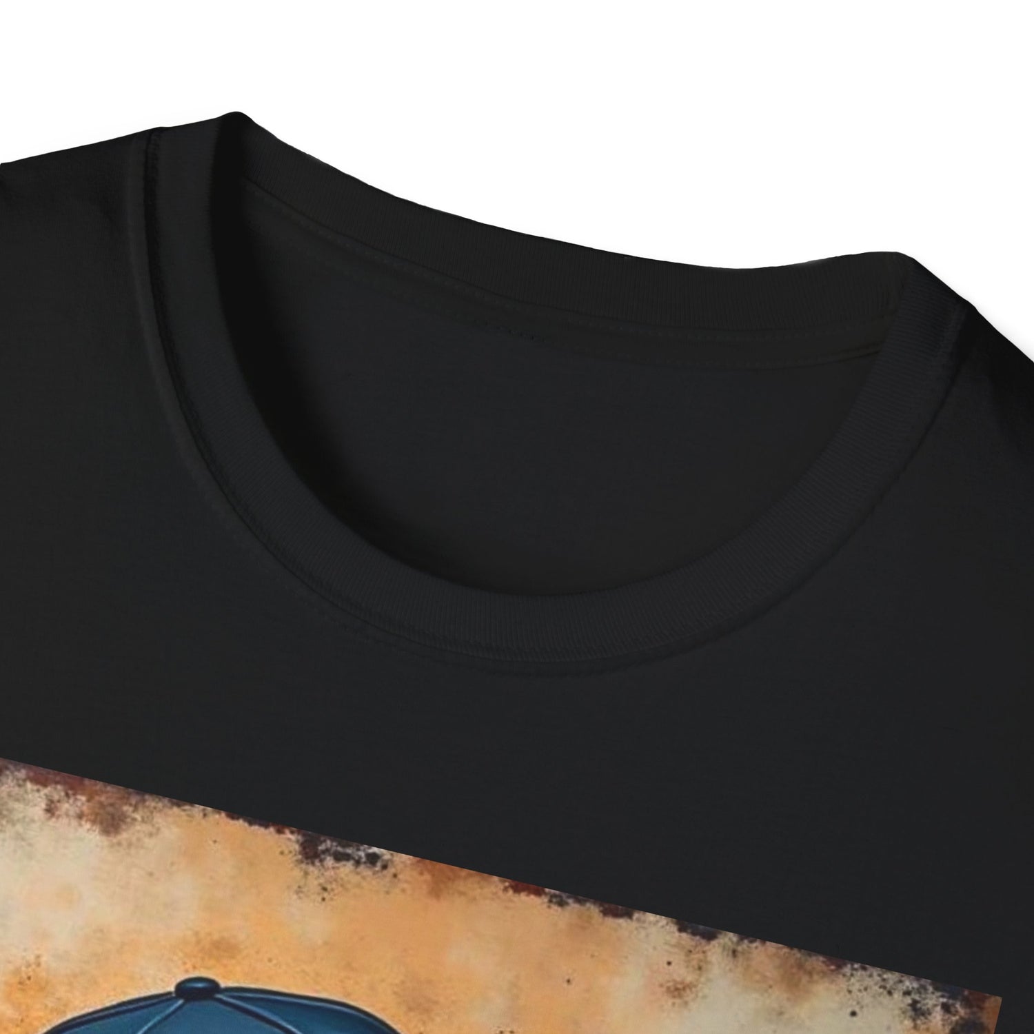 Detroit D Skyline Tee — Vintage D Logo with Cap Graphic