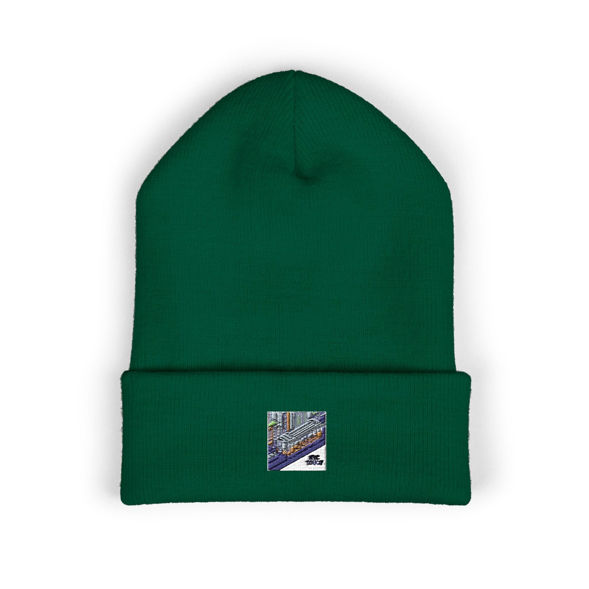 Cozy Embroidered Cuffed Beanie -custom winter caps