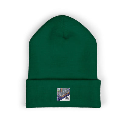 Cozy Embroidered Cuffed Beanie -custom winter caps