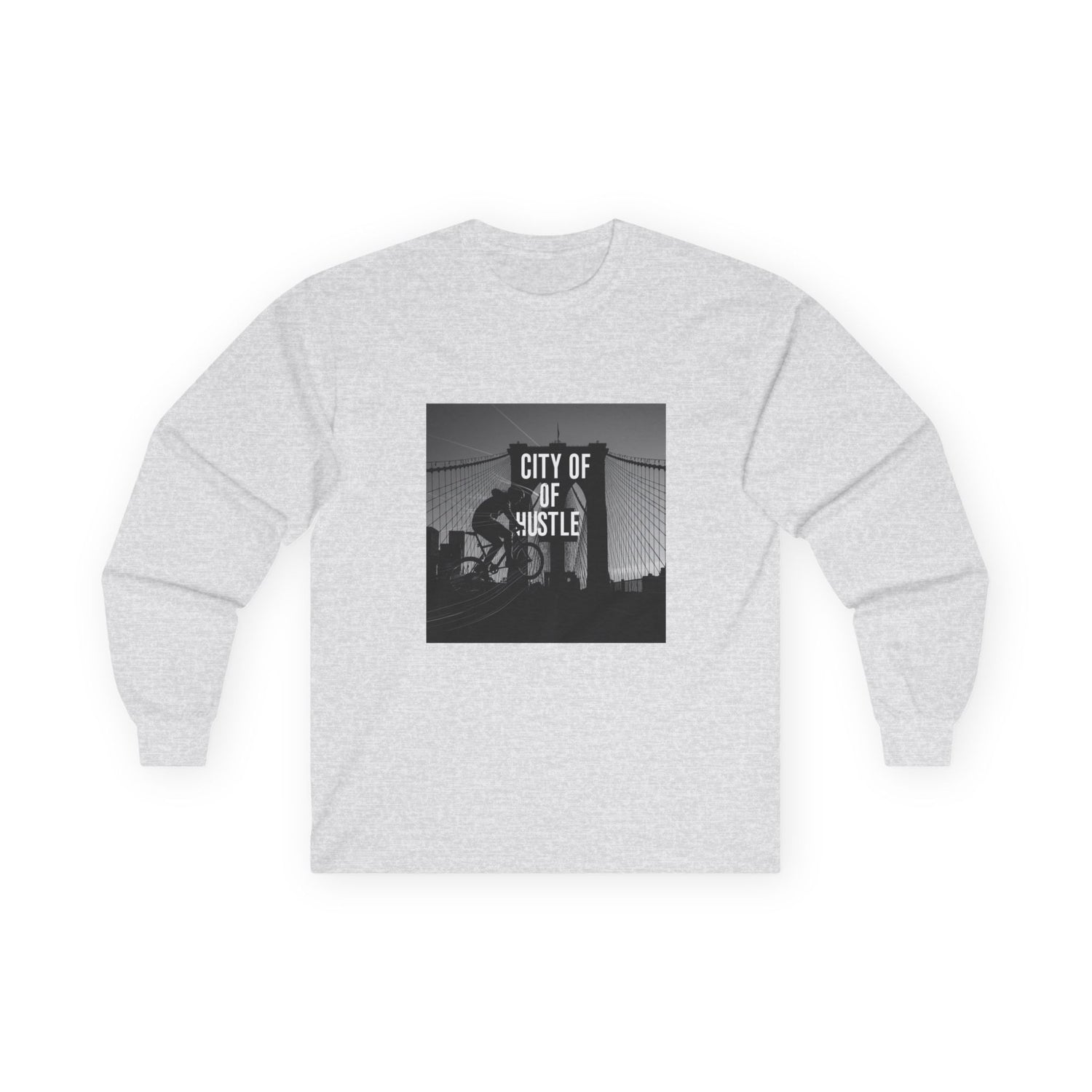 City of Hustle Long Sleeve Tee - Unisex Ultra Cotton T-Shirt for Urban Adventurers