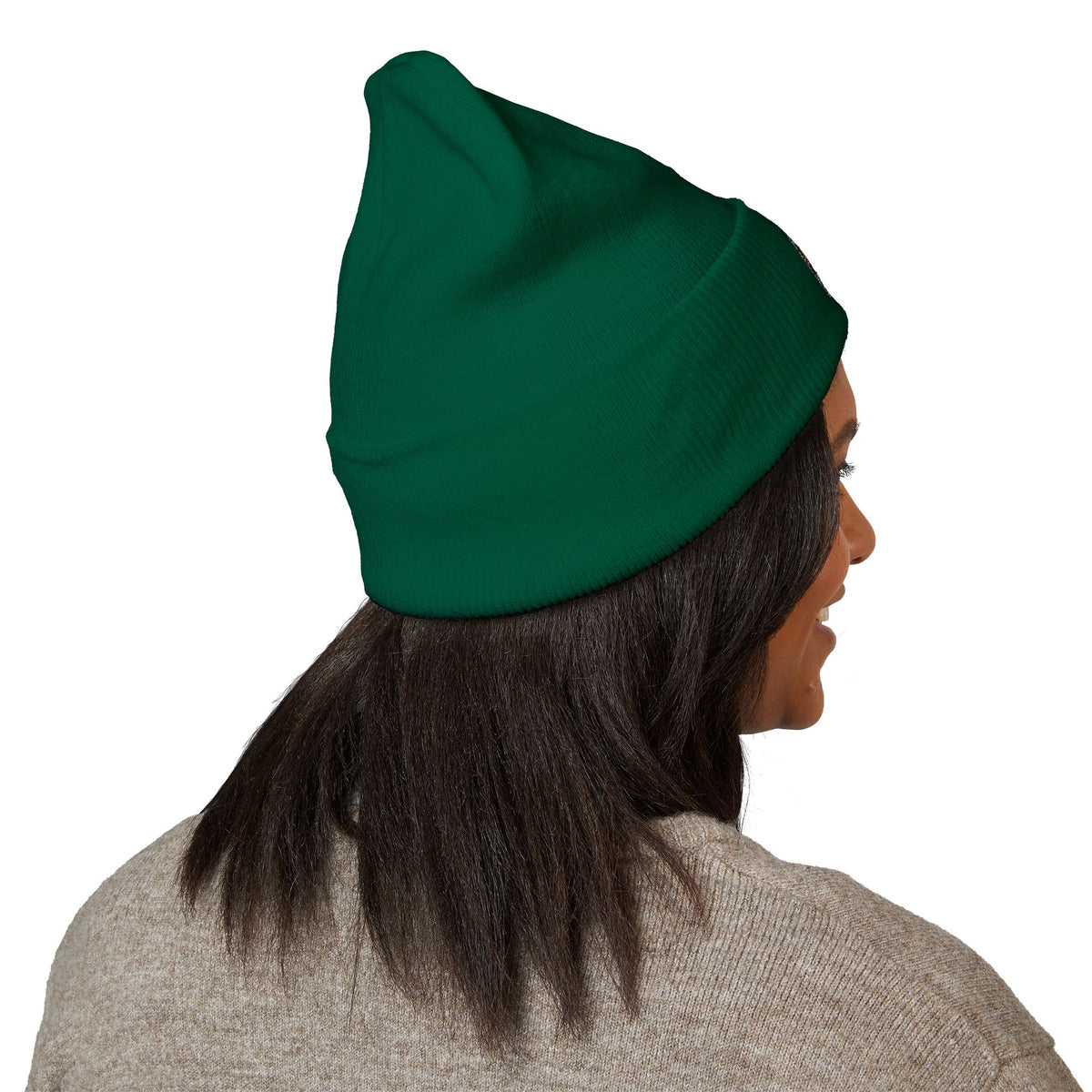 Cozy Embroidered Cuffed Beanie - Winter Warmth &amp; Style