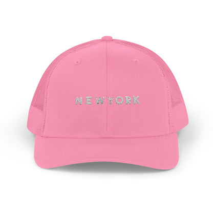 Stylish New York Snapback Trucker Cap, Casual Headwear, Outdoor Adventures, Gift for Friends, Summer Festivals, Trendy Accessory