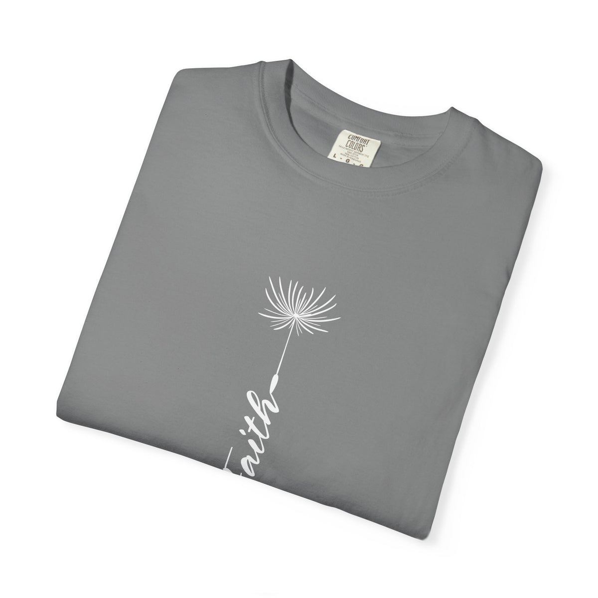 Faith Unisex Garment-Dyed T-Shirt - Inspirational Teal Tee for Everyday Wear