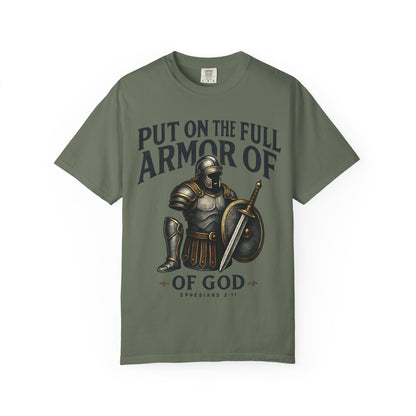 Armor of God T-Shirt — "Put On The Full Armor of God" Christian Faith Tee