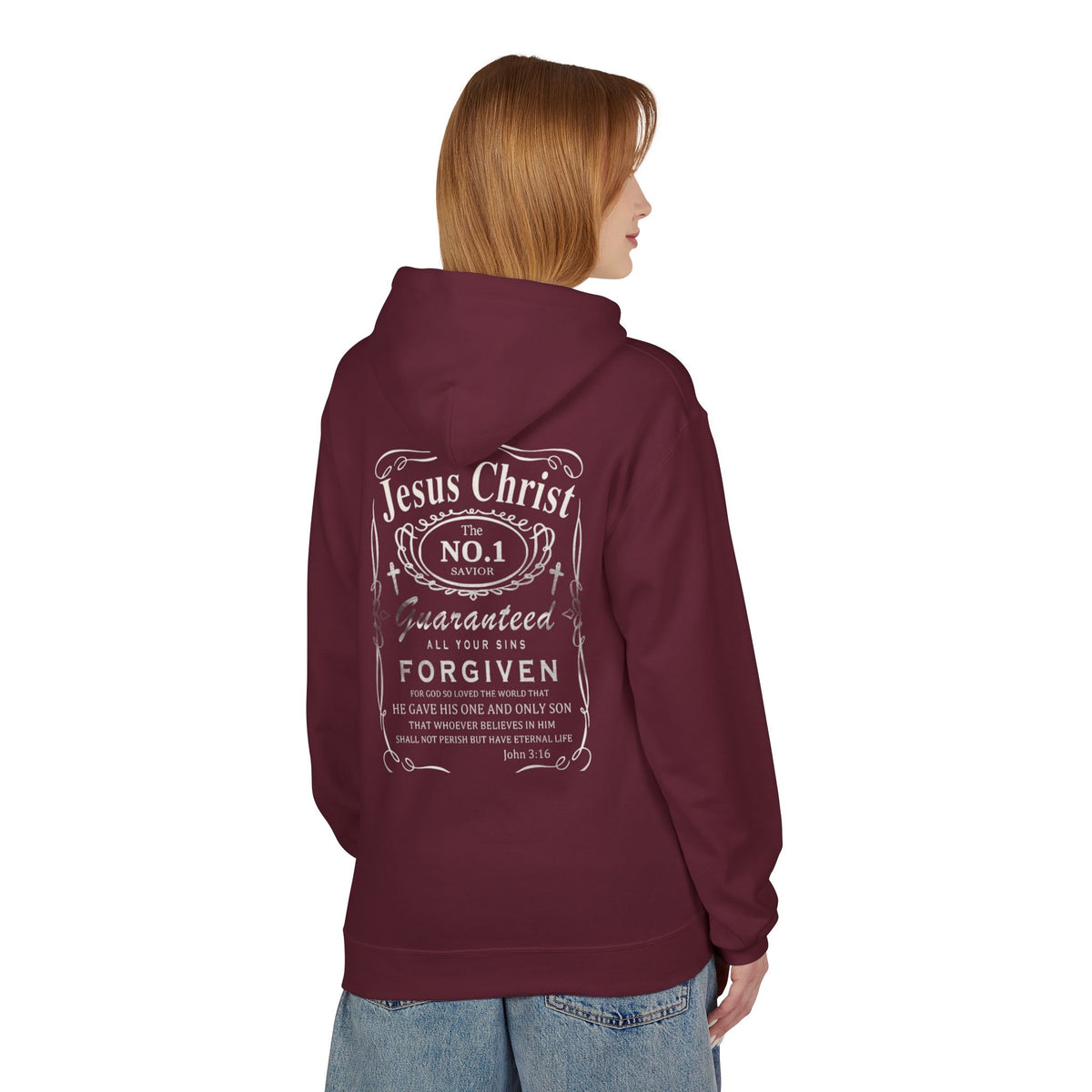 Forgiven Faith Hoodie — Christian Inspirational Pullover