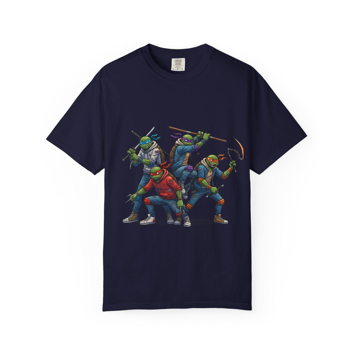 Trio T-Shirt | Retro Comic Heroes, Action Pose