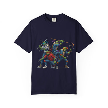 Trio T-Shirt | Retro Comic Heroes, Action Pose