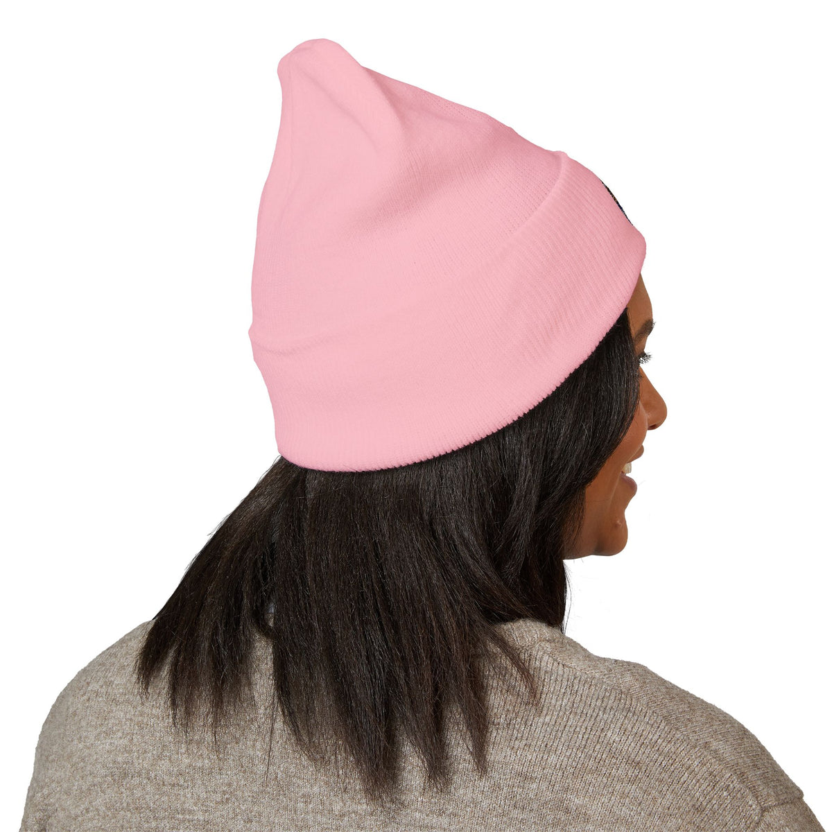Cozy Embroidered Cuffed Beanie - Winter Warmth &amp; Style
