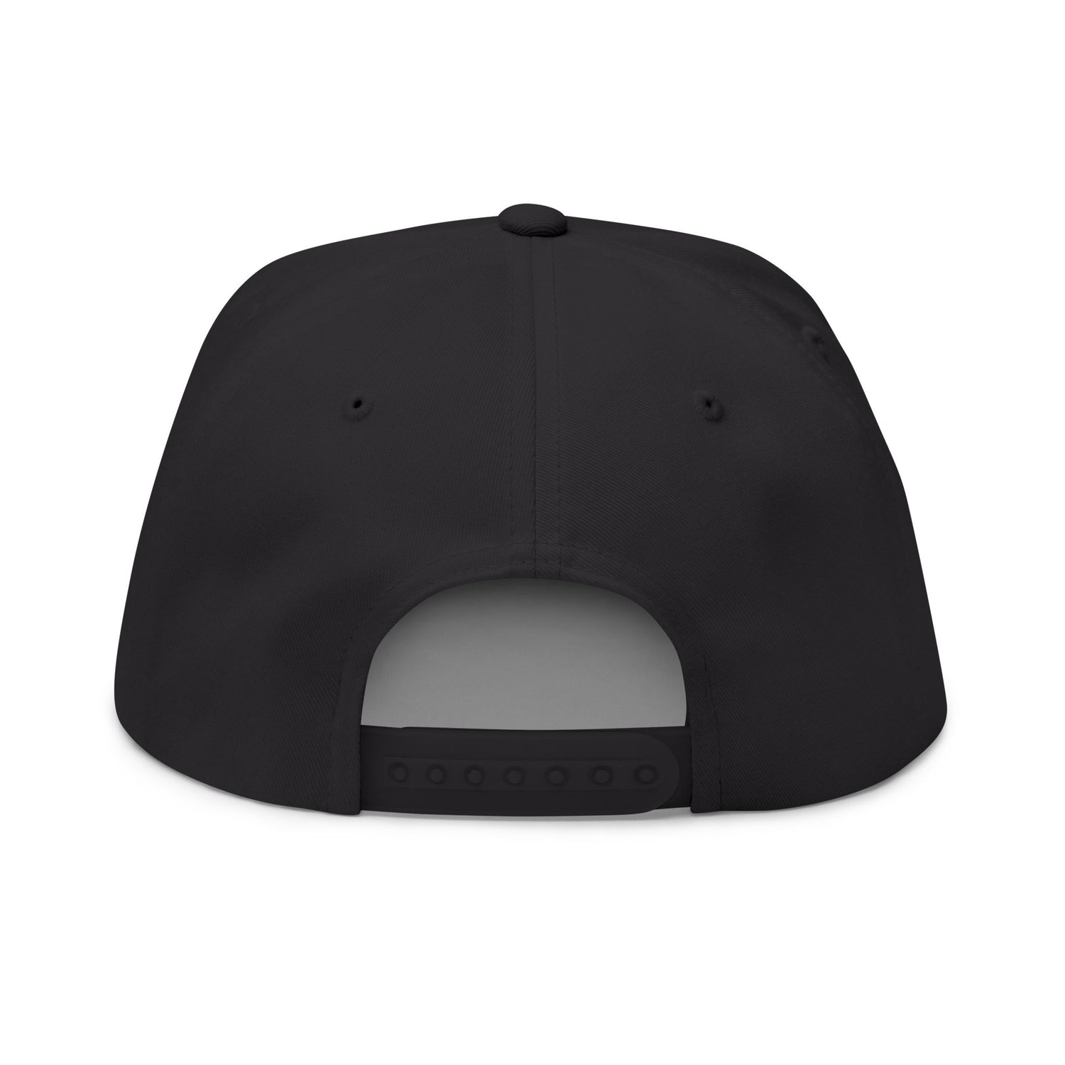 Flat Bill Cap — Embroidered Flat-Brim Hat