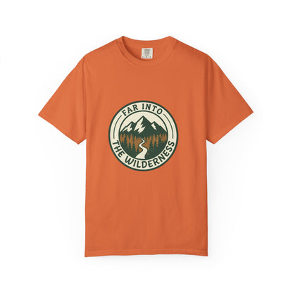 Wander Far, Live Wild T-Shirt - Comfortable Unisex Tee for Nature Lovers