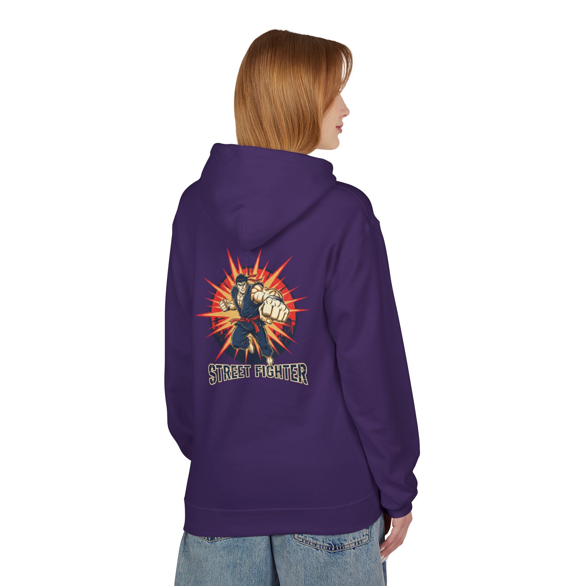 Street Fighter Fist Hoodie | Retro Arcade Fighter Design