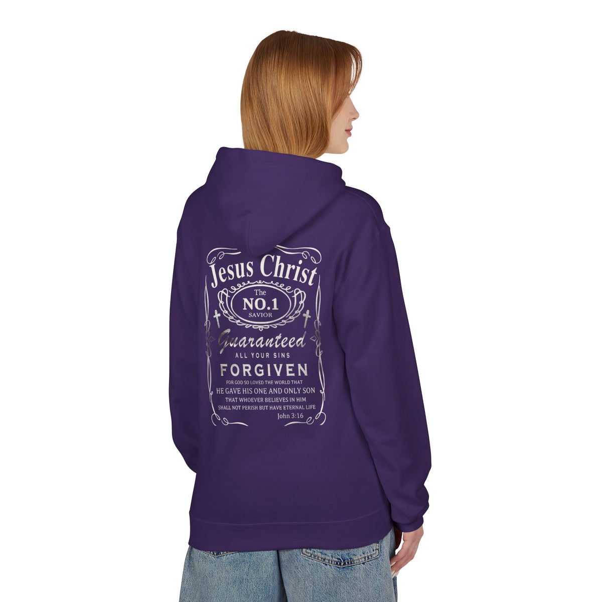 Forgiven Faith Hoodie — Christian Inspirational Pullover