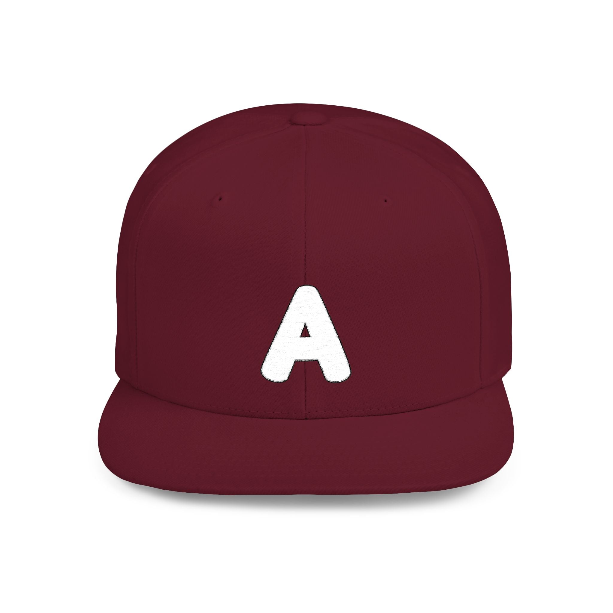 Flat Bill Snapback Hat — Classic Flat-Brim Baseball Cap