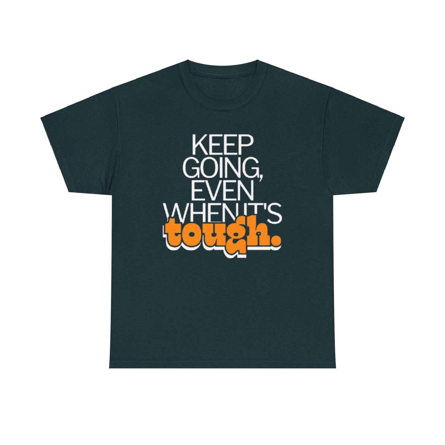Unisex Heavy Cotton Tee Good Vibes Only Graphic Shir Durable &amp; Stylish