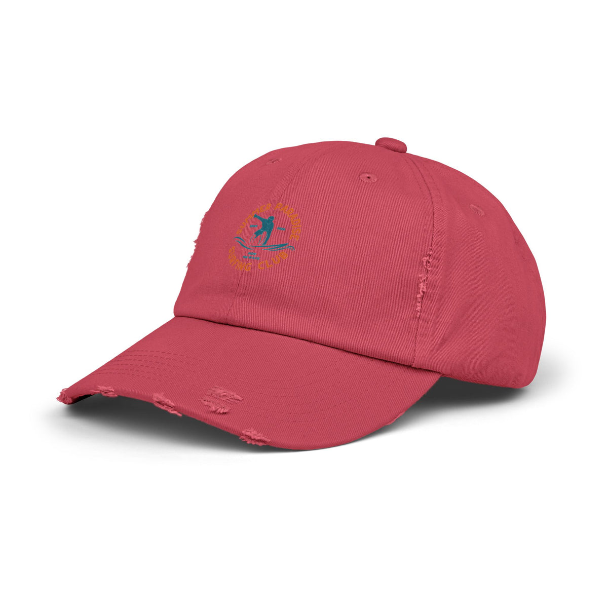 Unisex Distressed Surf Club Cap, Beach Hat, Casual Headwear, Outdoor Accessory, Gift for Surfers, Summer Style