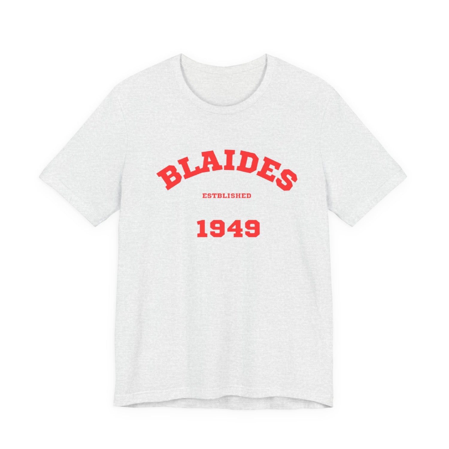 Unisex Graphic Tee - Eco-Friendly Unisex Jersey T-Shirt - Comfortable Casual Wear Tee - Blaides 1949 Printed Tee - Gift