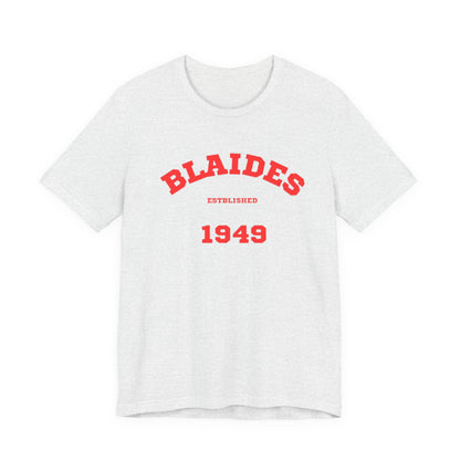 Unisex Graphic Tee - Eco-Friendly Unisex Jersey T-Shirt - Comfortable Casual Wear Tee - Blaides 1949 Printed Tee - Gift
