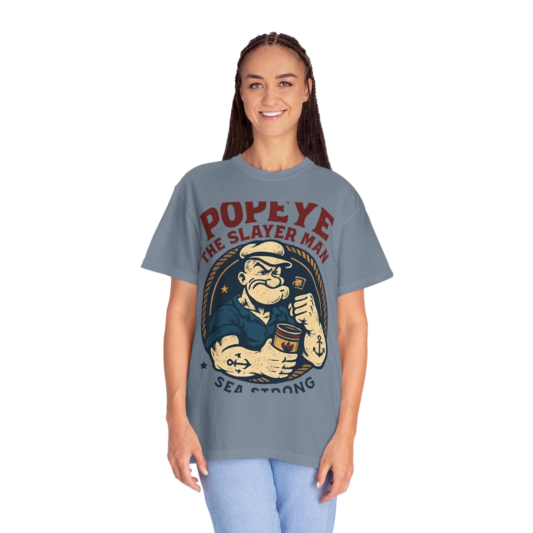 Popeye The Slayer Man graphic T-Shirt | Vintage Sailor Illustration