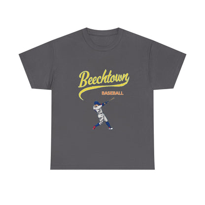 Unisex Heavy Cotton Tee - Beachtown Printed  T-Shirt - Comfortable Casual Wear Tee - Unique Graphic Tee - Gift
