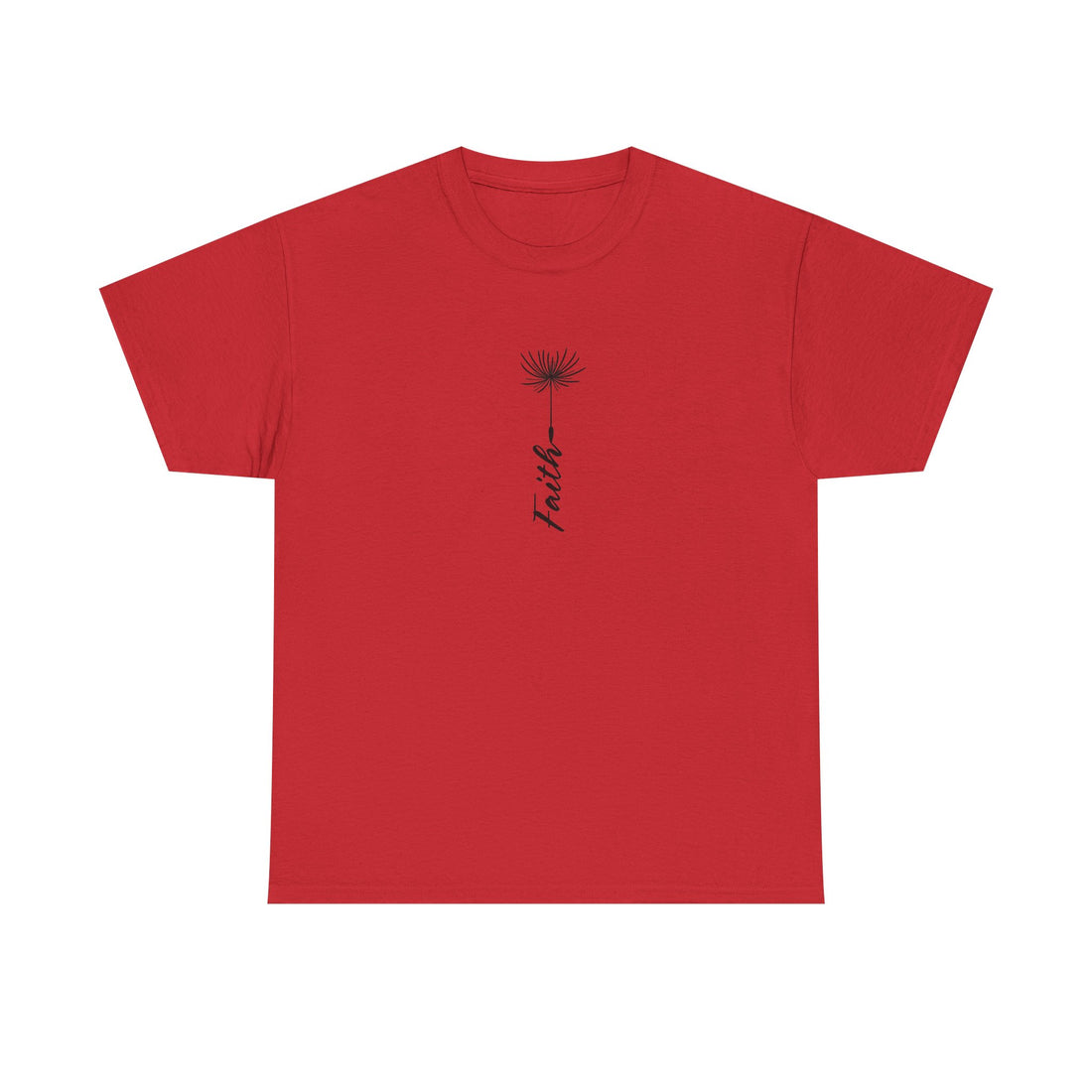 Floral Inspiration Unisex Heavy Cotton Tee - Encourage a Positive Mindset