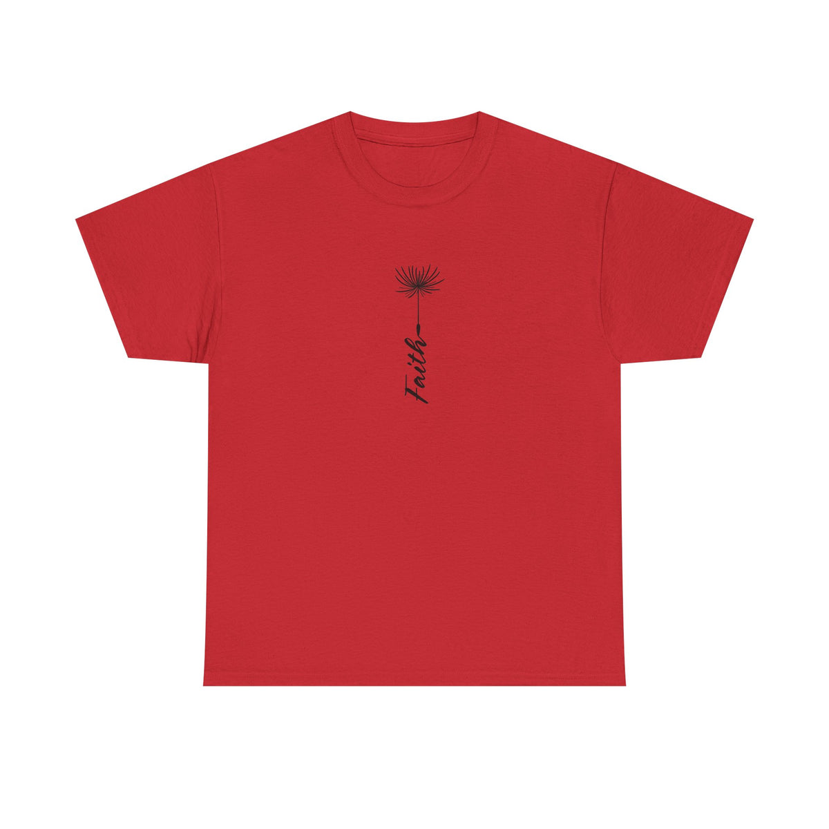 Floral Inspiration Unisex Heavy Cotton Tee - Encourage a Positive Mindset