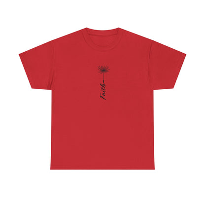 Floral Inspiration Unisex Heavy Cotton Tee - Encourage a Positive Mindset